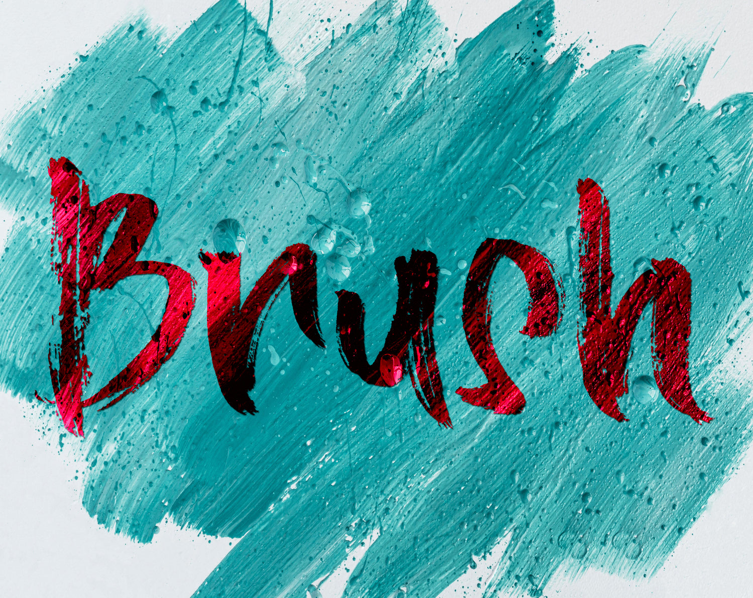 Brush Font, Paint Brush Typeface, Inkstroke Fonts, Paintbrush Letters, Splatter Script, Cricut Font
