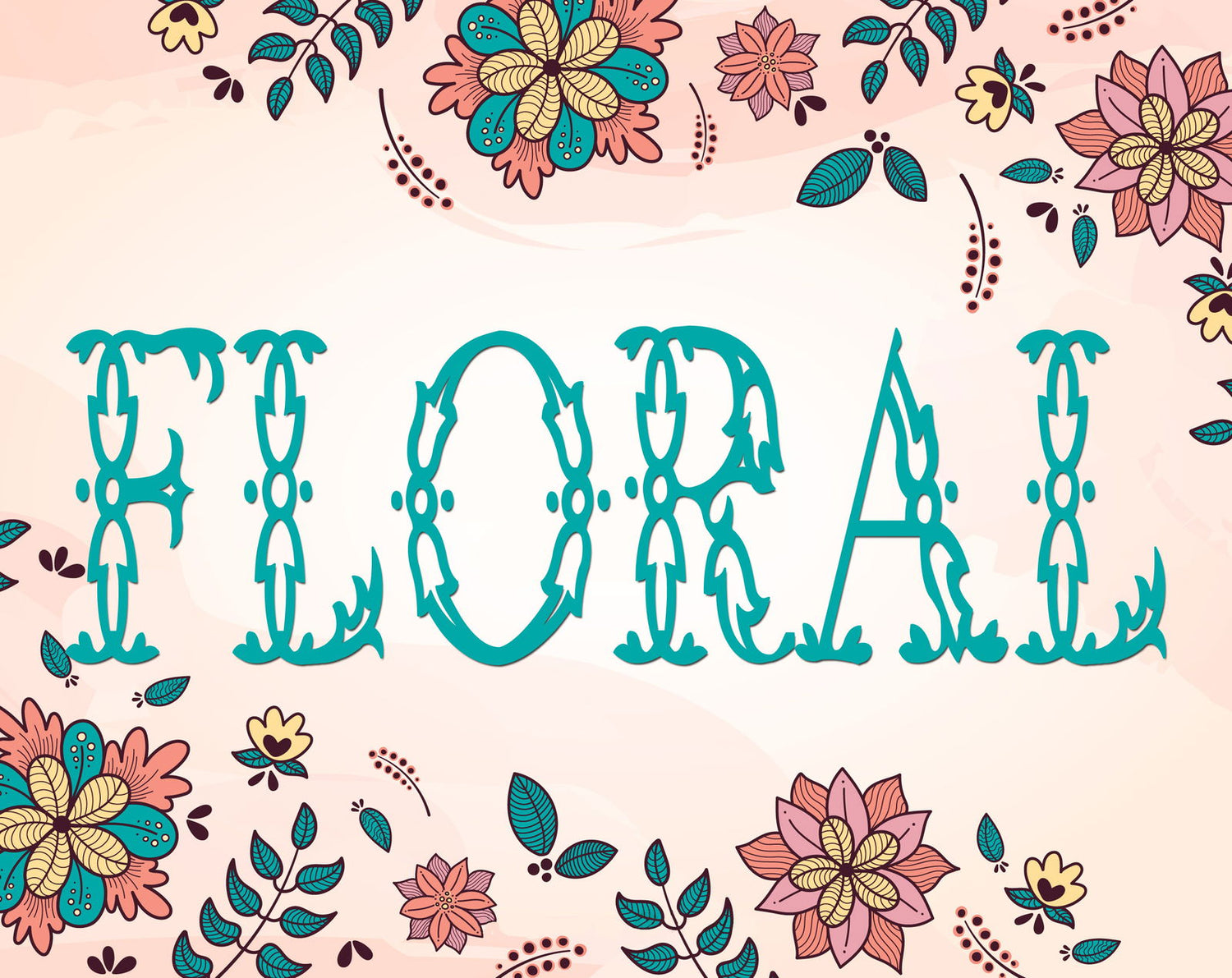 Floral Fonts - Trustful Design - Trustful Design - Trustful Design - Trustful Design - Trustful Design