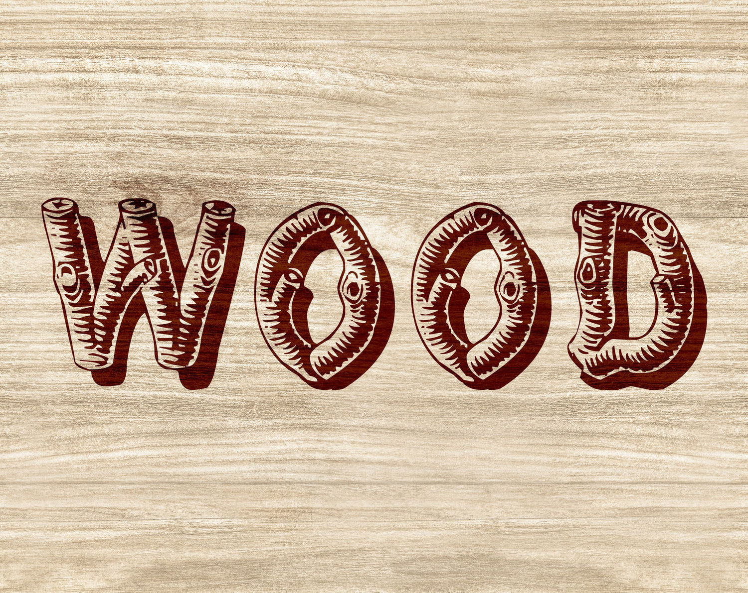 Wood Fonts - Trustful Design - Trustful Design - Trustful Design - Trustful Design