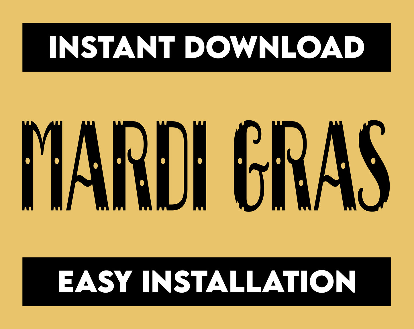 Mardi Gras Font, Mardi Gras Letters, Mardi Gras Typeface