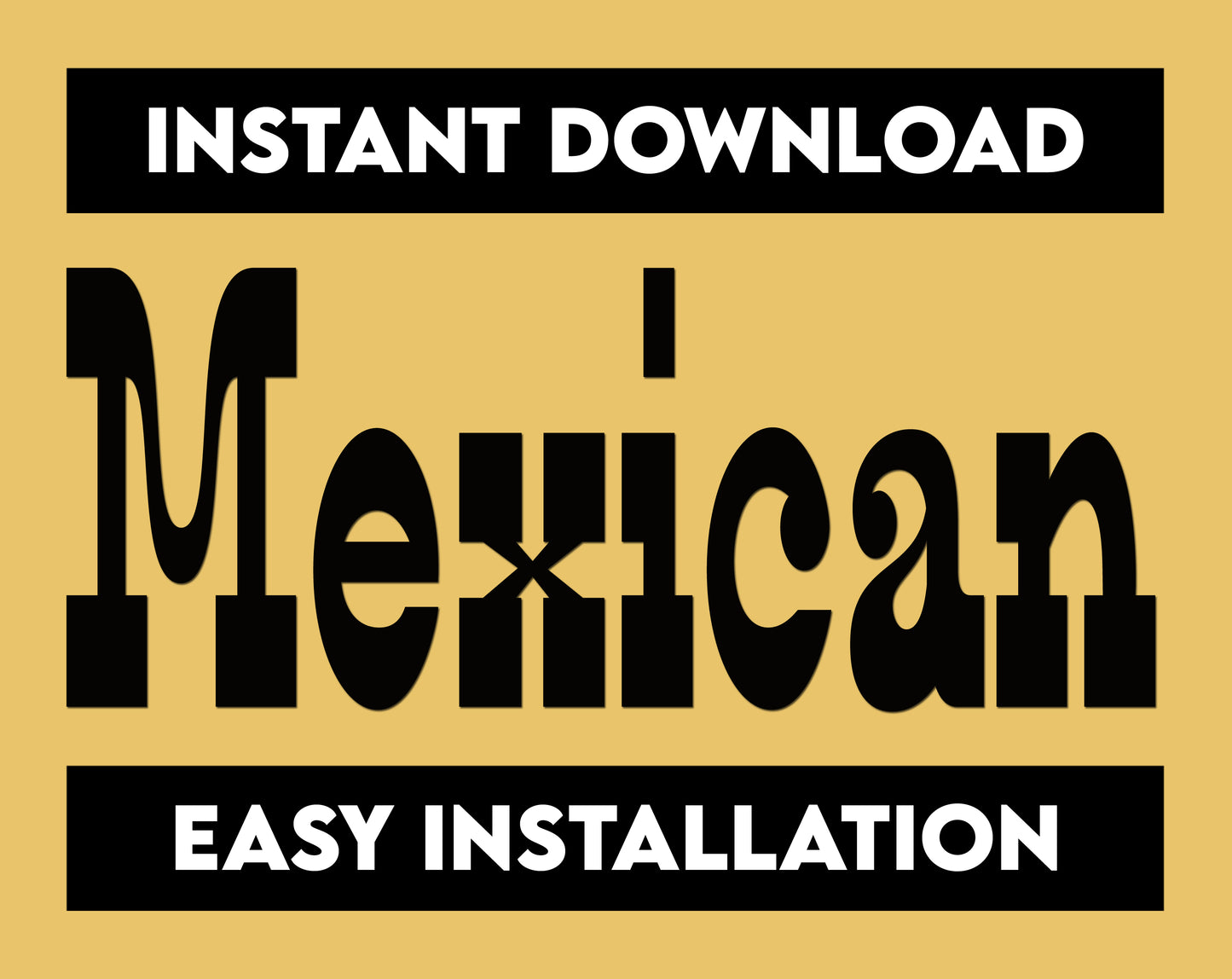 Mexican Font, Mexican Alphabet, Mexican Letters, Mexican Typography, Cinco De Mayo Font