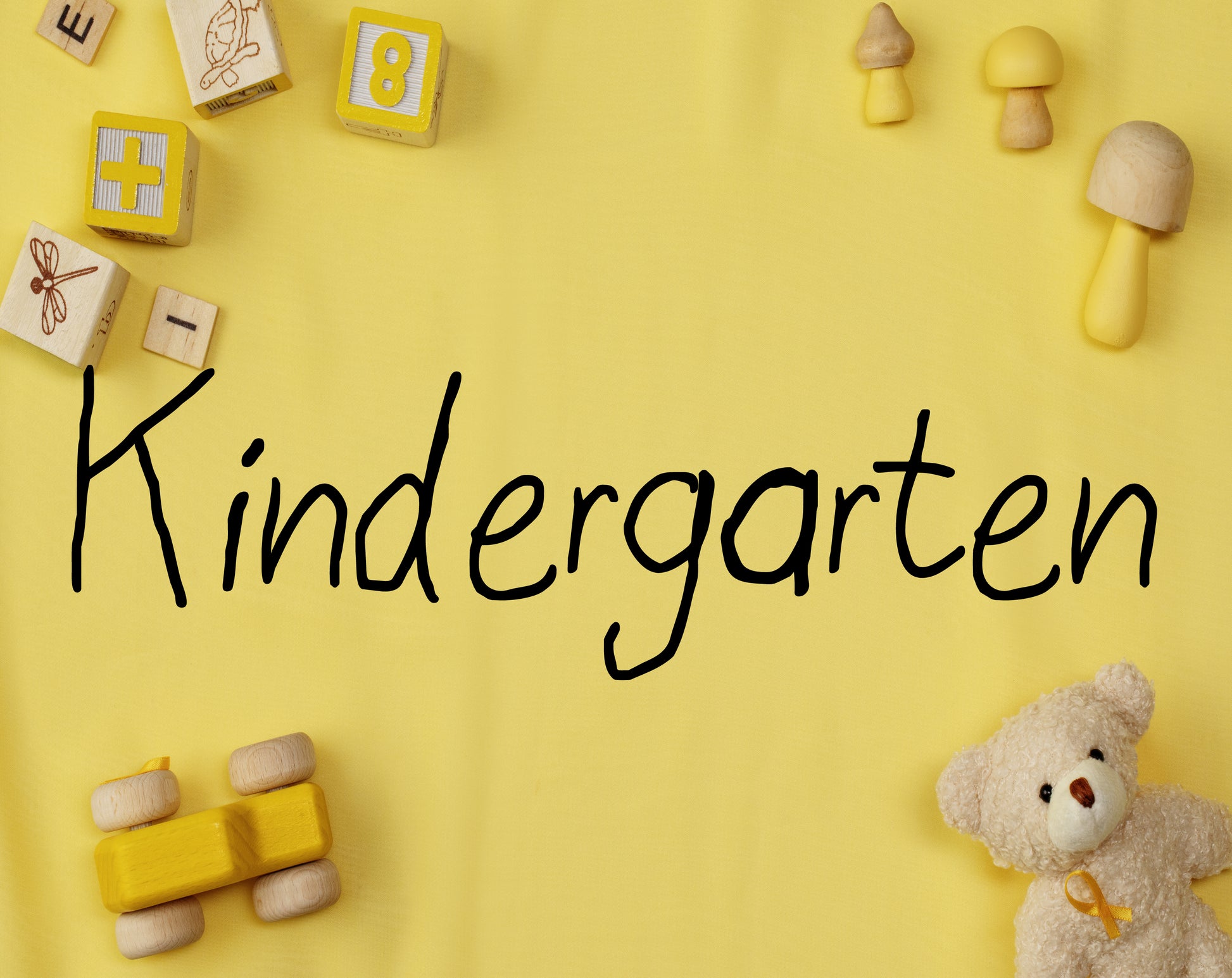 Kindergarten Font, Kindergarten Letters