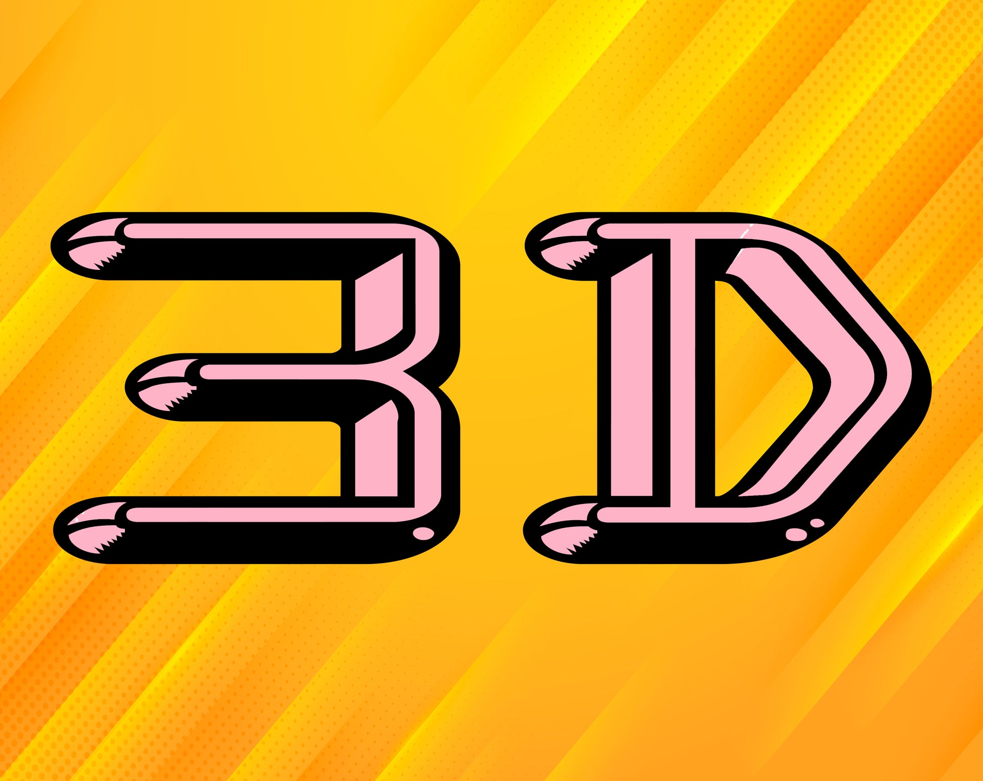 3D Fonts, 3D Letters, 3D Typeface, 3D Text, 3D Typography