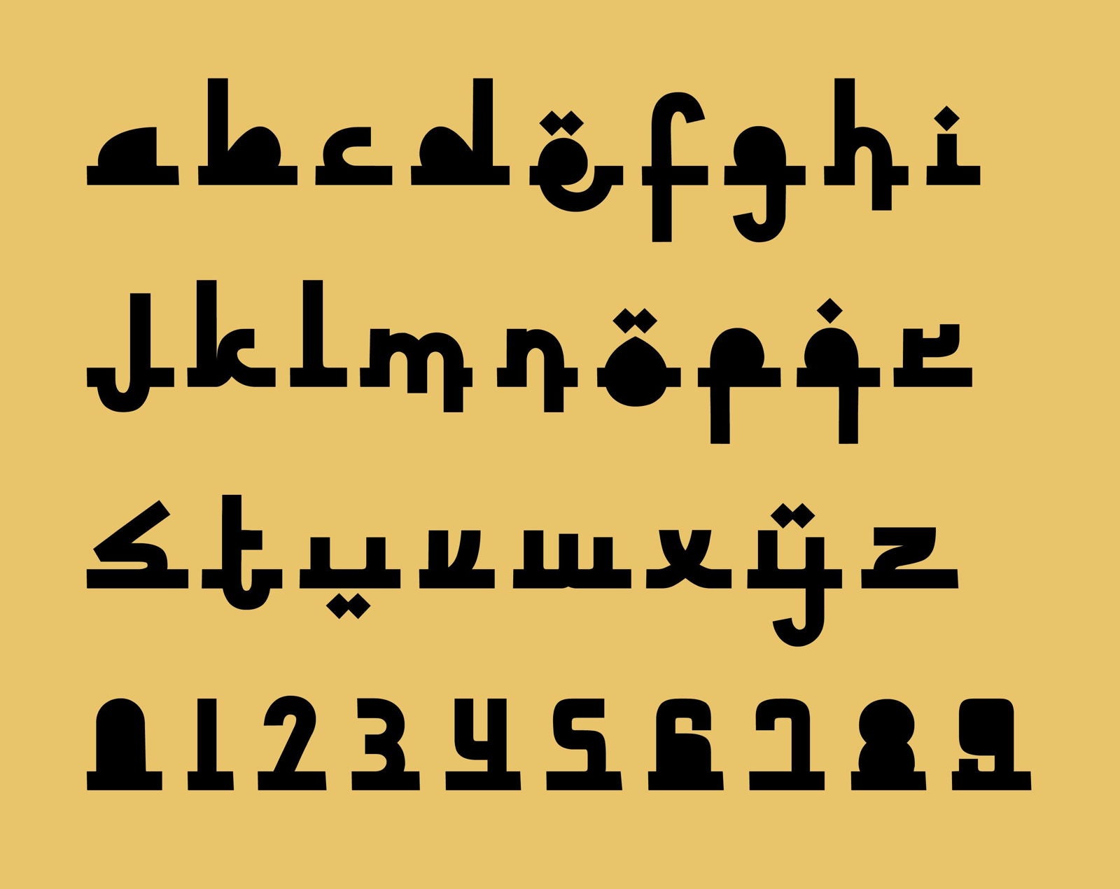 Arabic Font - Trustful Design