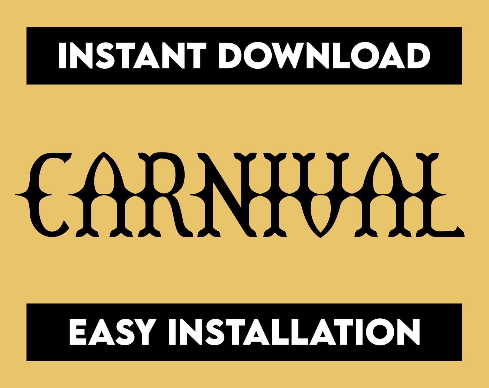 Carnival Font - Trustful Design