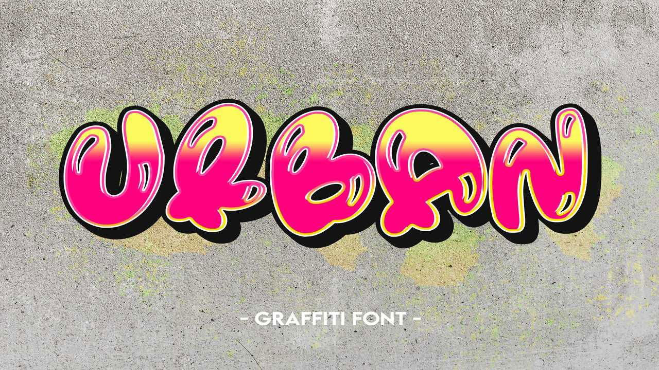 Graffiti Font Bundle - Trustful Design