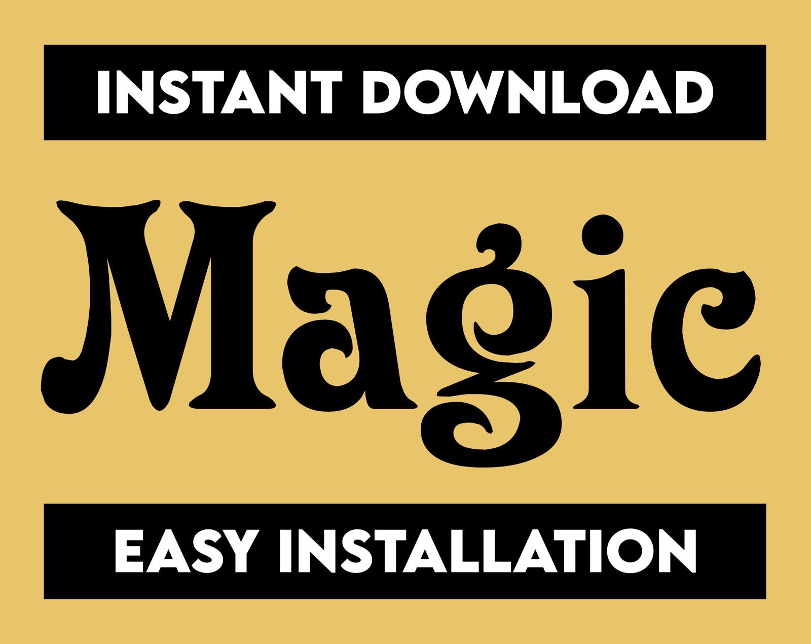 Magic Font - Trustful Design